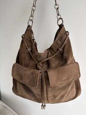 Y2K Coach Chelsea Suede Hobo